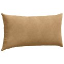 PODUSZKI NA SOFĘ 2 SZT. BRĄZOWY 80X40CM TKANINA SZTRUKSOWA
