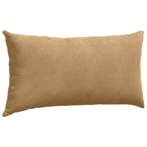 PODUSZKI NA SOFĘ 2 SZT. BRĄZOWY 80X40CM TKANINA SZTRUKSOWA