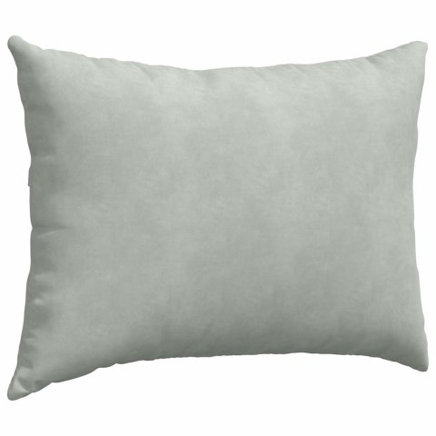 PODUSZKI NA SOFĘ 2 SZT. JASNOSZARY 70X50CM TKANINA SZTRUKSOWA