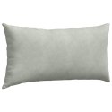 PODUSZKI NA SOFĘ 2 SZT. JASNOSZARY 80X40CM TKANINA SZTRUKSOWA