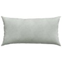 PODUSZKI NA SOFĘ 2 SZT. JASNOSZARY 80X40CM TKANINA SZTRUKSOWA