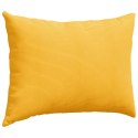 PODUSZKI NA SOFĘ 2 SZT. JASNOŻÓŁTY 70X50CM TKANINA SZTRUKSOWA