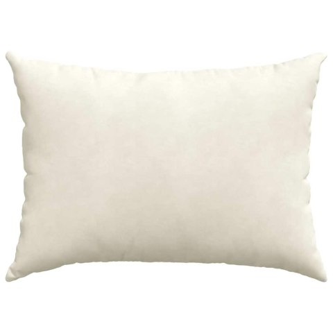 PODUSZKI NA SOFĘ 2 SZT. KREMOWY 70X50CM TKANINA SZTRUKSOWA