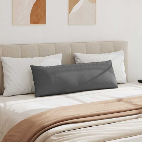 PODUSZKI NA SOFĘ CIEMNO SZARY TKANINA