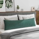 PODUSZKI NA SOFĘ 2 SZT. CIEMNA ZIELEŃ 145X40CM