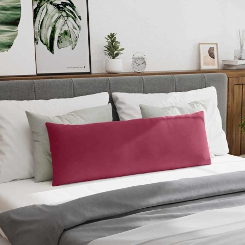 PODUSZKI NA SOFĘ 2 SZT. CZERWONE WINO 120X40CM