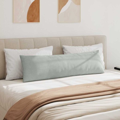 PODUSZKI NA SOFĘ 2 SZT. JASNOSZARY 145X40CM