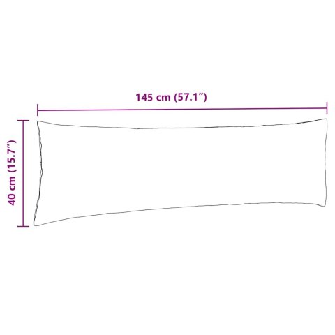 VidaXL Poduszki na sofę 2 pcs Zielony morski 145 x 40 cm