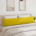 VidaXL Poduszki na sofę 2 pcs Żółty 200 x 40 cm Tkanina sztruksowa