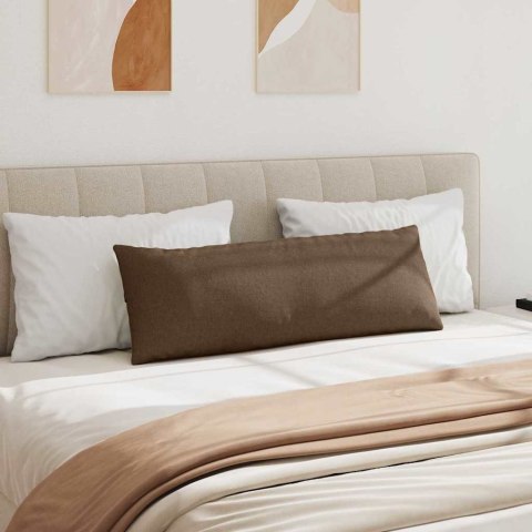 PODUSZKI NA SOFĘ BRĄZOWY TKANINA