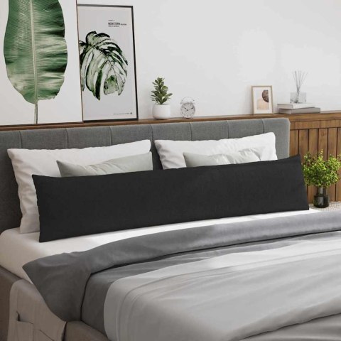 PODUSZKI NA SOFĘ CZARNY TKANINA