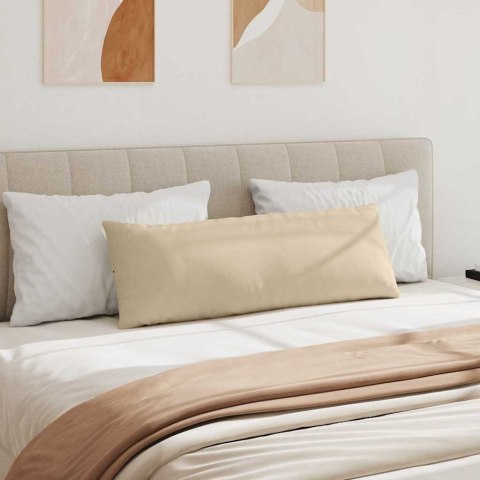 PODUSZKI NA SOFĘ KREMOWY TKANINA