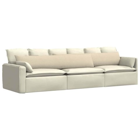 VidaXL Poduszki na sofę Kremowy tkanina