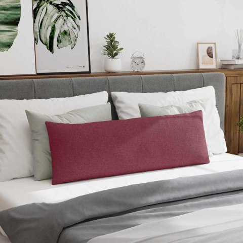 PODUSZKI NA SOFĘ CZERWONE WINO TKANINA