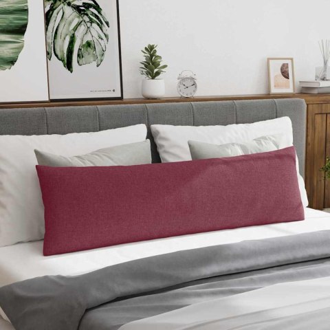 PODUSZKI NA SOFĘ CZERWONE WINO TKANINA