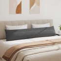 PODUSZKI NA SOFĘ 2 SZT. CIEMNOSZARY 200X40CM
