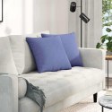 PODUSZKI NA SOFĘ NIEBIESKI TKANINA