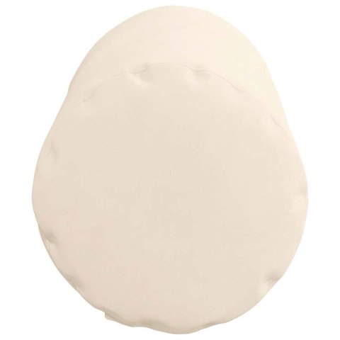 PODUSZKI WAŁKOWE 2 SZT. BEŻOWY Ø 15X40CM TKANINA MIKROFIBROWA