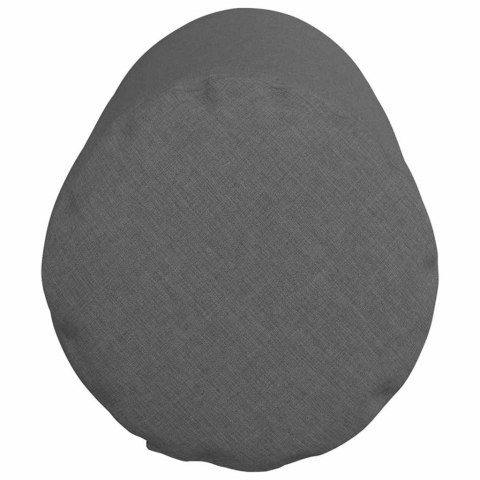 PODUSZKI WAŁKOWE 2 SZT. CIEMNOSZARY Ø 25X70CM TKANINA