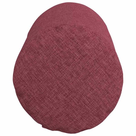 PODUSZKI WAŁKOWE 2 SZT. CZERWONE WINO Ø 15X40CM TKANINA