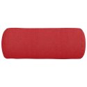 PODUSZKI WAŁKOWE 2 SZT. CZERWONY Ø 15X40CM TKANINA