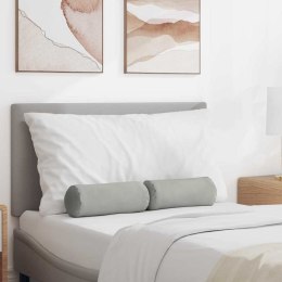PODUSZKI WAŁKOWE 2 SZT. JASNOSZARY Ø 15X40CM
