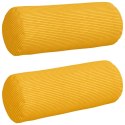 PODUSZKI WAŁKOWE 2 SZT. JASNOŻÓŁTY Ø 15X40CM