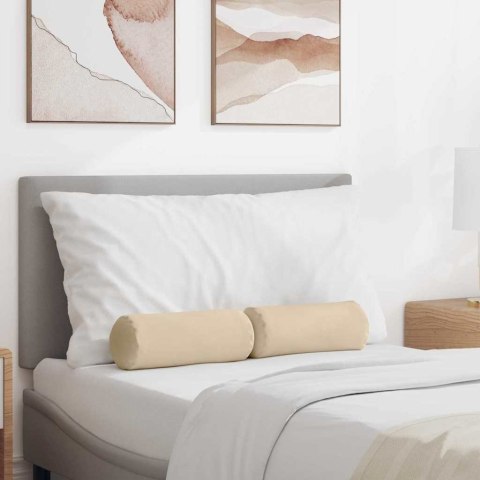 PODUSZKI WAŁKOWE 2 SZT. KREMOWY Ø 15X40CM