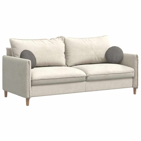 PODUSZKI NA SIEDZISKA 2 SZT. JASNOSZARY Ø 30CM