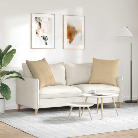 PODUSZKI NA SOFĘ 2 SZT. SZARY ZIELONY 60X60CM