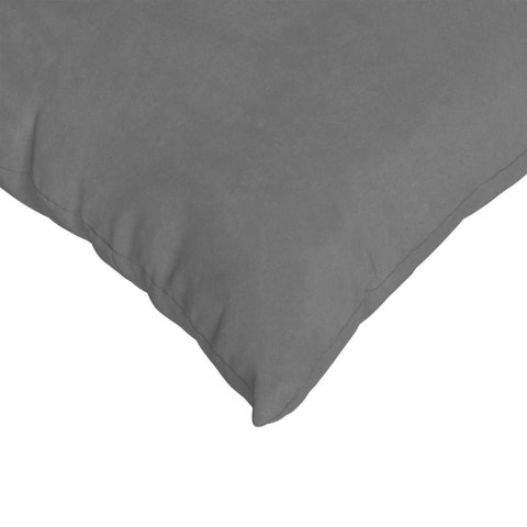 PODUSZKI NA SOFĘ CIEMNO SZARY TKANINA