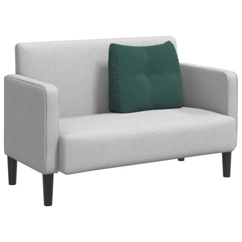 PODUSZKA NA PLECY CIEMNA ZIELEŃ 60X24X50CM AKSAMIT