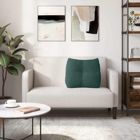 PODUSZKA NA PLECY CIEMNA ZIELEŃ 60X24X50CM AKSAMIT