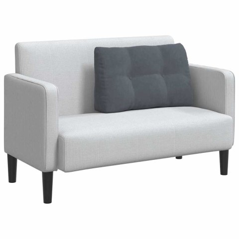 PODUSZKA NA PLECY CIEMNOSZARY 80X24X50CM AKSAMIT