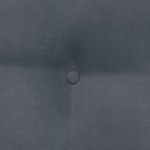 PODUSZKA NA PLECY CIEMNOSZARY 80X24X50CM AKSAMIT