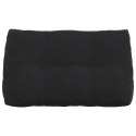 PODUSZKA NA PLECY CZARNY 80X24X50CM AKSAMIT