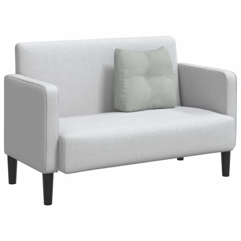 PODUSZKA NA PLECY JASNOSZARY 45X24X50CM AKSAMIT