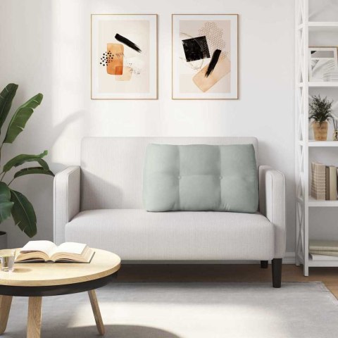 PODUSZKA NA PLECY JASNOSZARY 80X24X50CM AKSAMIT