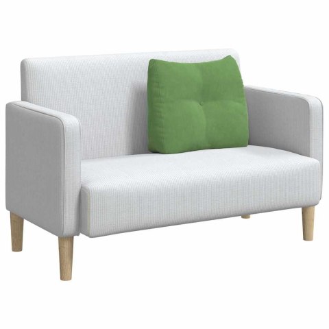 PODUSZKA NA PLECY JASNOZIELONY 60X24X50CM AKSAMIT