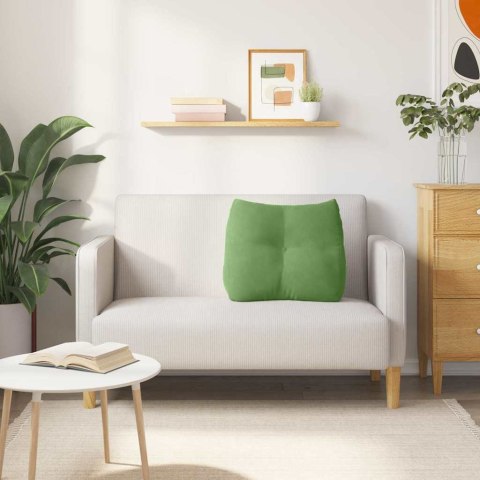 PODUSZKA NA PLECY JASNOZIELONY 60X24X50CM AKSAMIT