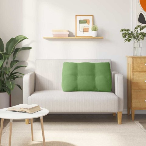 PODUSZKA NA PLECY JASNOZIELONY 80X24X50CM AKSAMIT