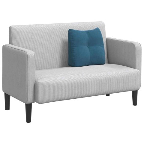 PODUSZKA NA PLECY NIEBIESKI 45X24X50CM AKSAMIT