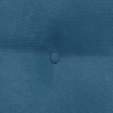 PODUSZKA NA PLECY NIEBIESKI 60X24X50CM AKSAMIT