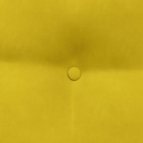 PODUSZKA NA PLECY ŻÓŁTY 45X24X50CM AKSAMIT