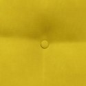 PODUSZKA NA PLECY ŻÓŁTY 60X24X50CM AKSAMIT