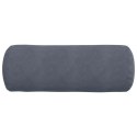 PODUSZKI WAŁKOWE 2 SZT. CIEMNOSZARY Ø 25X70CM