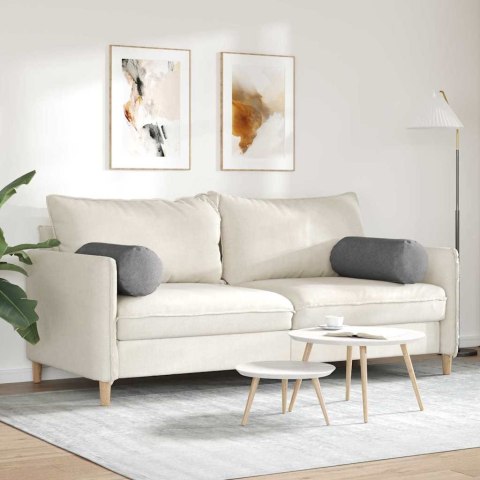 PODUSZKI WAŁKOWE 2 SZT. CIEMNOSZARY Ø 25X70CM