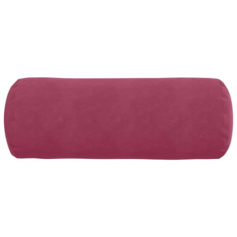 PODUSZKI WAŁKOWE 2 SZT. CZERWONE WINO Ø 25X70CM