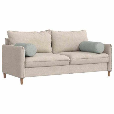 PODUSZKI WAŁKOWE 2 SZT. JASNOSZARY Ø 25X70CM