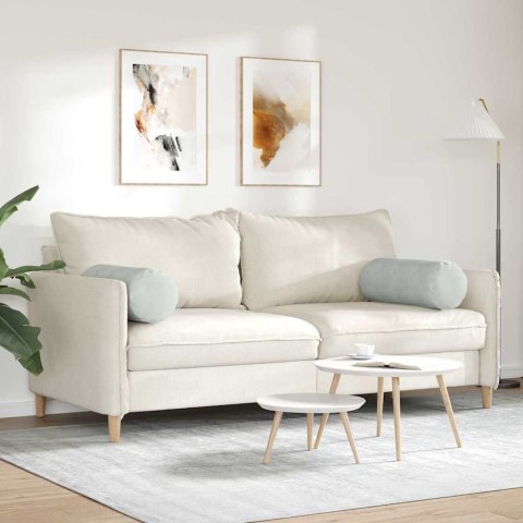 PODUSZKI WAŁKOWE 2 SZT. JASNOSZARY Ø 25X70CM